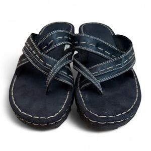 Chunky Y2K Black Strappy Sandals